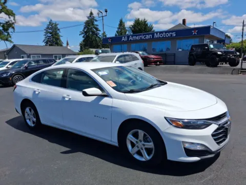 White 2022 Chevrolet Malibu LT Sedan 4D for sale in Tacoma, WA