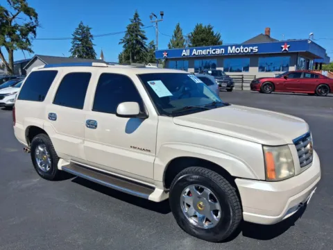 White 2002 Cadillac Escalade Sport Utility 4D for sale in Tacoma, WA