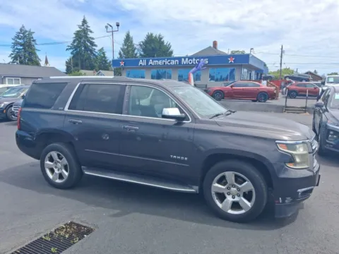 Gray 2016 Chevrolet Tahoe LTZ Sport Utility 4D for sale in Tacoma, WA