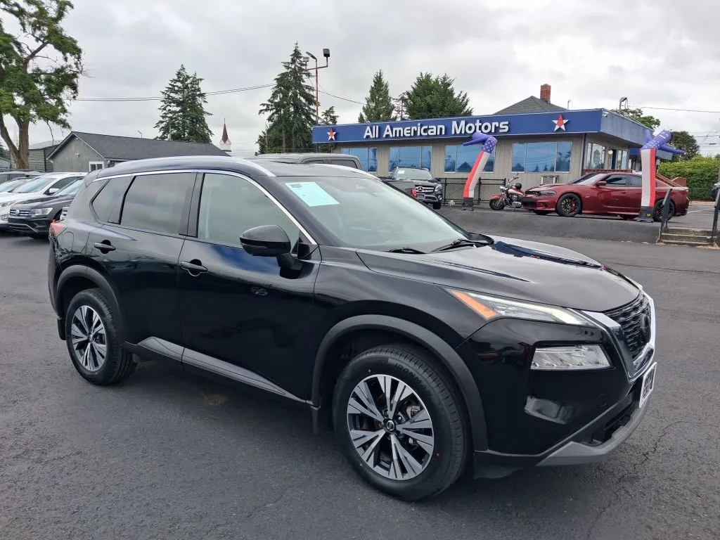 Black 2021 Nissan Rogue SV Sport Utility 4D for sale in Tacoma, WA