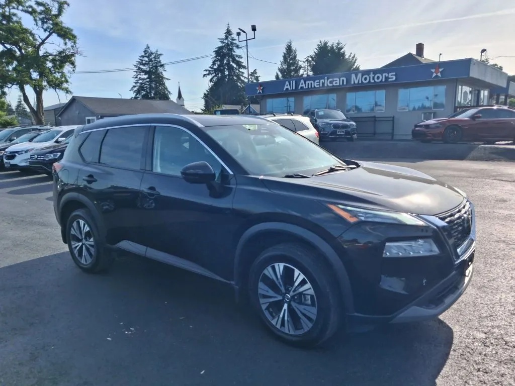 Black 2021 Nissan Rogue SV Sport Utility 4D for sale in Tacoma, WA