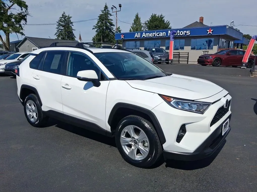 White 2021 Toyota RAV4 XLE Sport Utility 4D for sale in Tacoma, WA
