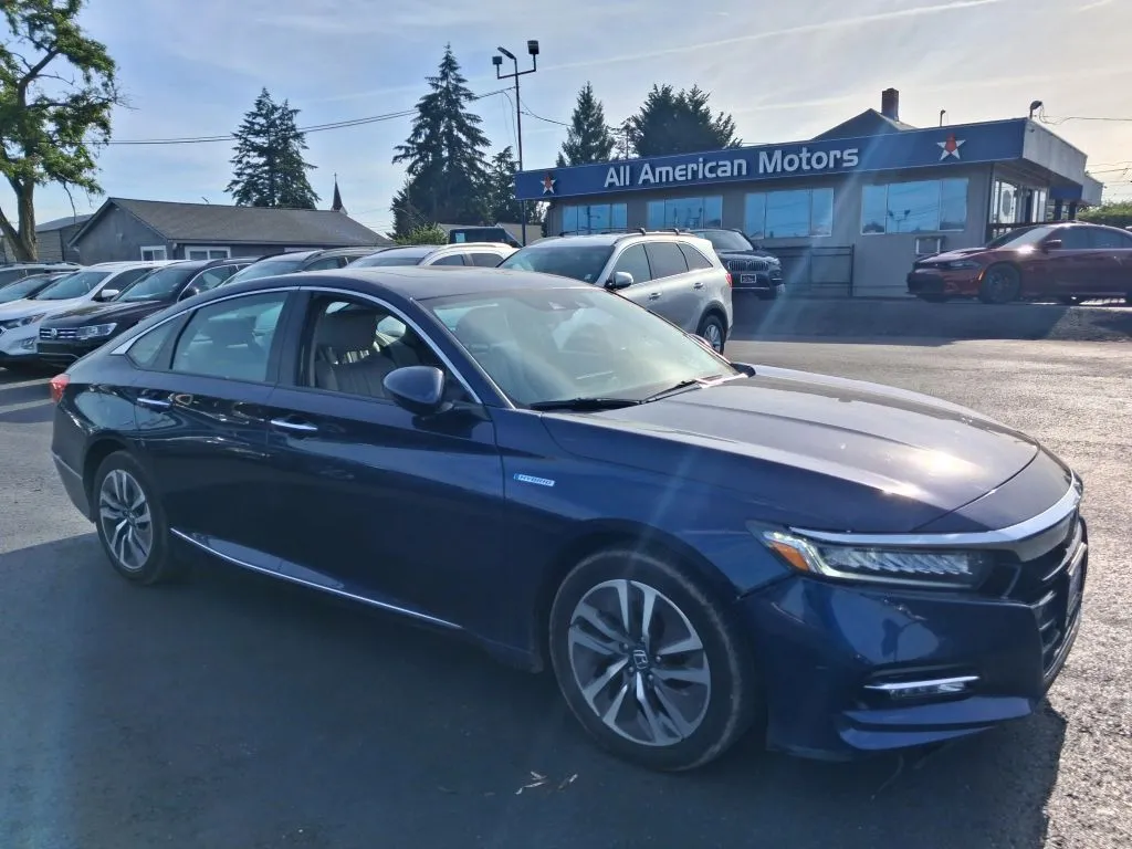 Black 2019 Honda Accord Hybrid Touring Sedan 4D for sale in Tacoma, WA