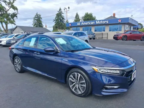 Black 2019 Honda Accord Hybrid Touring Sedan 4D for sale in Tacoma, WA