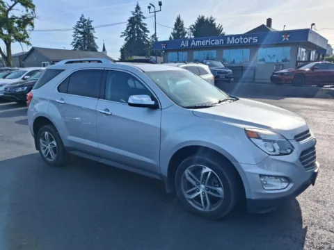 Silver 2016 Chevrolet Equinox LTZ Sport Utility 4D for sale in Tacoma, WA