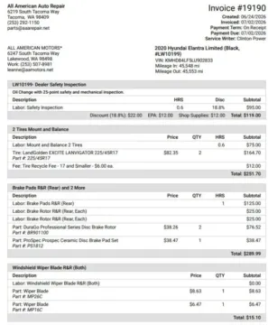 Another view of 2020 Hyundai Elantra Limited Sedan 4D for sale in Tacoma, WA at All American Motors