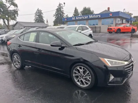 Black 2020 Hyundai Elantra Limited Sedan 4D for sale in Tacoma, WA