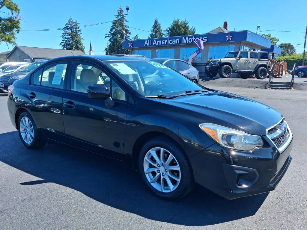 Black 2012 Subaru Impreza 2.0i Premium Sedan 4D for sale in Tacoma, WA