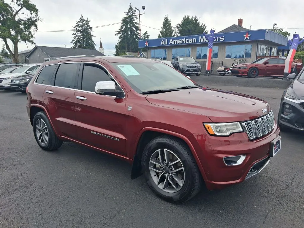Red 2021 Jeep Grand Cherokee Overland Sport Utility 4D for sale in Tacoma, WA