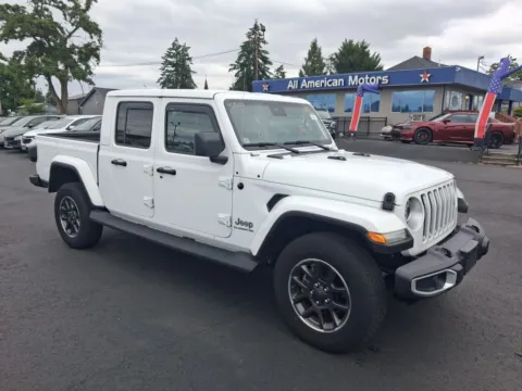 White 2021 Jeep Gladiator Overland Pickup 4D 5 ft for sale in Tacoma, WA