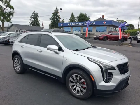 Silver 2021 Cadillac XT4 Sport SUV 4D for sale in Tacoma, WA