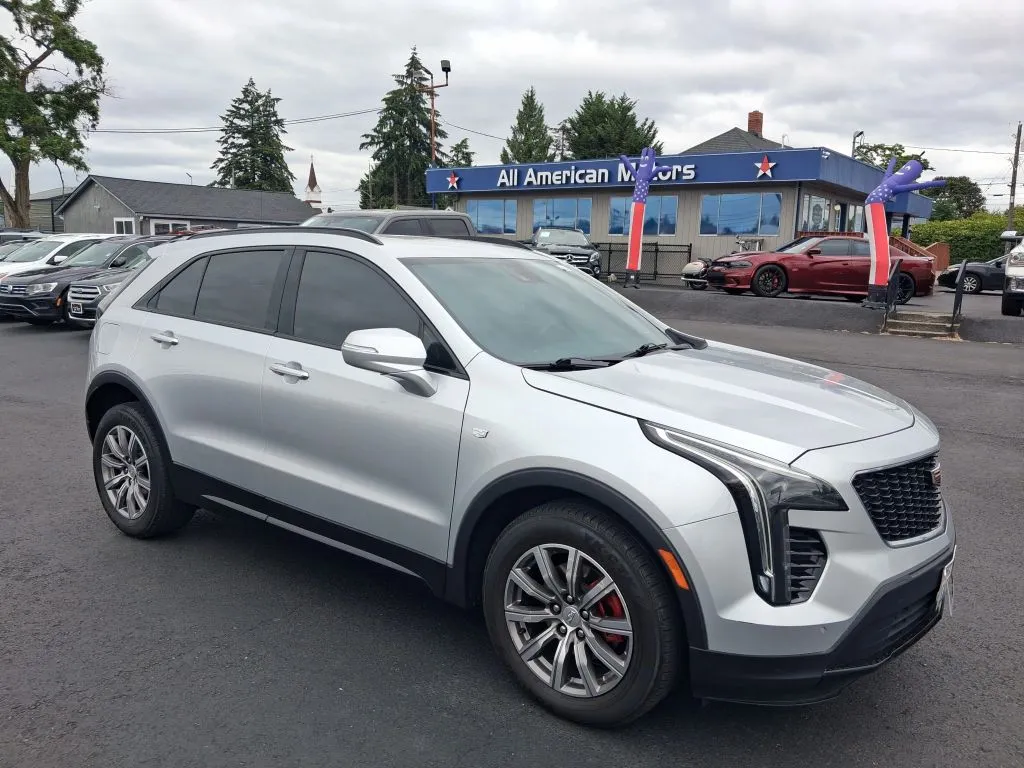 Silver 2021 Cadillac XT4 Sport SUV 4D for sale in Tacoma, WA