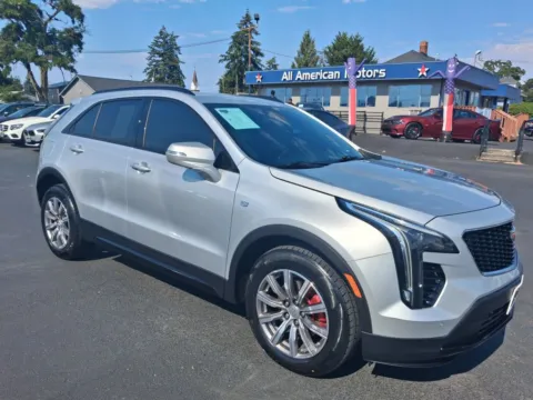 Silver 2021 Cadillac XT4 Sport SUV 4D for sale in Tacoma, WA
