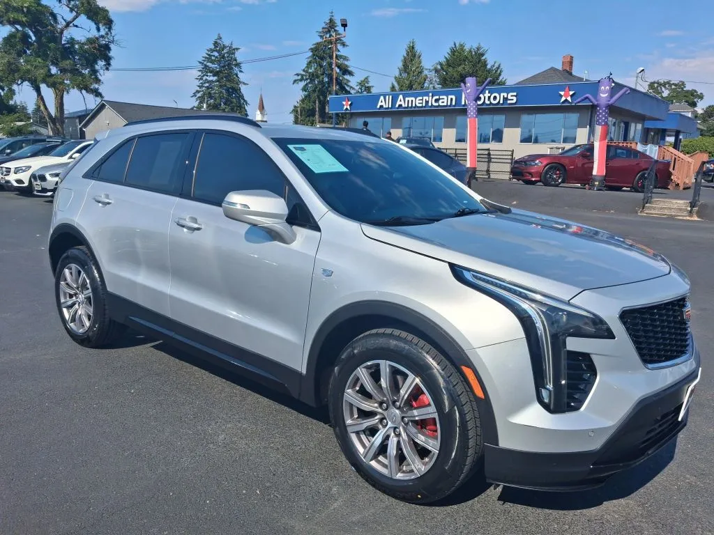 Silver 2021 Cadillac XT4 Sport SUV 4D for sale in Tacoma, WA