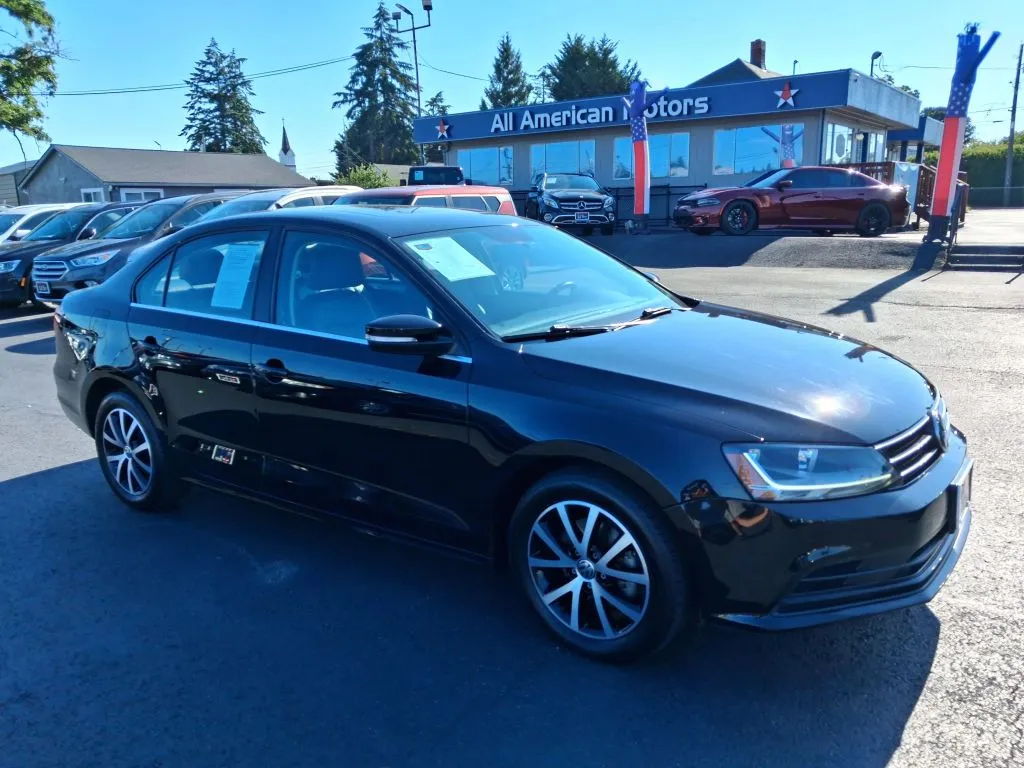 Black 2017 Volkswagen Jetta 1.4T SE Sedan 4D for sale in Tacoma, WA