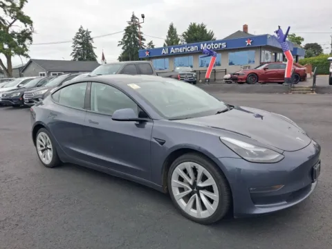 Gray 2022 Tesla Model 3 Long Range Sedan 4D for sale in Tacoma, WA