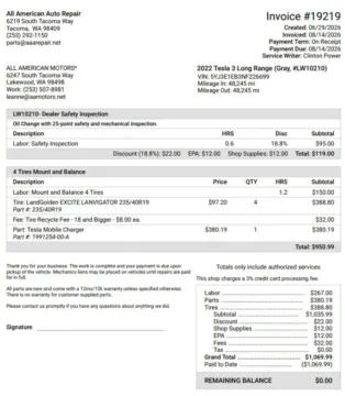 Another view of 2022 Tesla Model 3 Long Range Sedan 4D for sale in Tacoma, WA at All American Motors