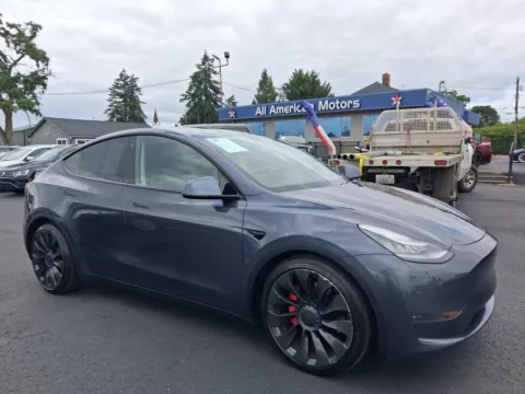 Photos of 2020 Tesla Model Y Performance Sport Utility 4D for sale in Tacoma, WA at All American Motors
