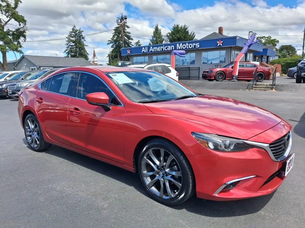 Red 2017 MAZDA MAZDA6 Grand Touring Sedan 4D for sale in Tacoma, WA