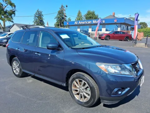 Blue 2014 Nissan Pathfinder SV Sport Utility 4D for sale in Tacoma, WA