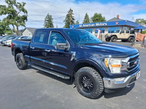 Blue 2021 Ford F-150 SuperCrew Cab XLT Pickup 4D 5 1/2 ft for sale in Tacoma, WA