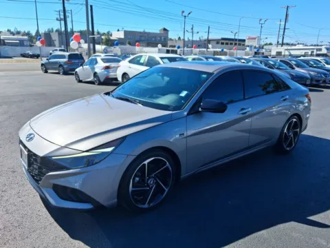 Another view of 2023 Hyundai Elantra N Line Sedan 4D for sale in Tacoma, WA at All American Motors