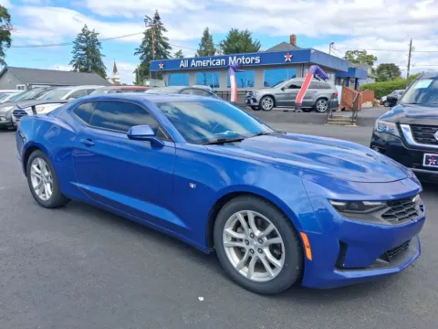 Blue 2021 Chevrolet Camaro LS Coupe 2D for sale in Tacoma, WA
