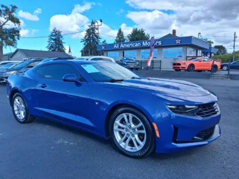 Blue 2021 Chevrolet Camaro LS Coupe 2D for sale in Tacoma, WA