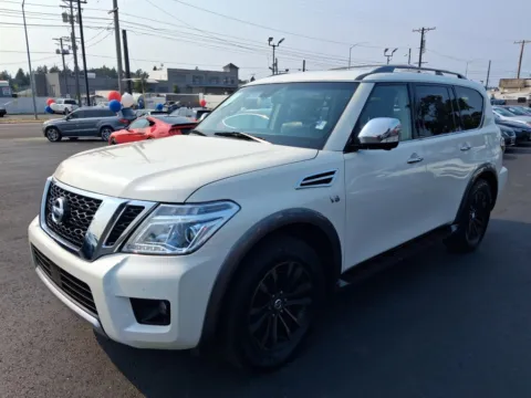 Another view of 2017 Nissan Armada Platinum Sport Utility 4D for sale in Tacoma, WA at All American Motors