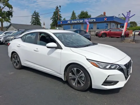 White 2022 Nissan Sentra SV Sedan 4D for sale in Tacoma, WA