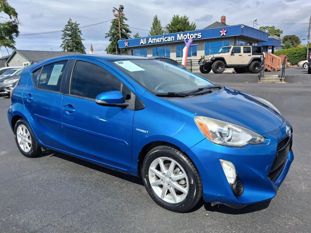 Blue 2015 Toyota Prius c Three Hatchback 4D for sale in Tacoma, WA