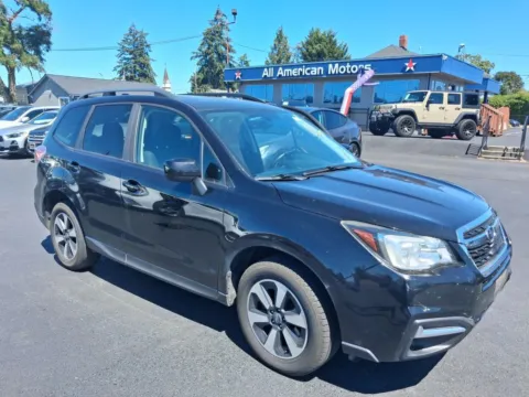 Black 2018 Subaru Forester 2.5i Premium Sport Utility 4D for sale in Tacoma, WA