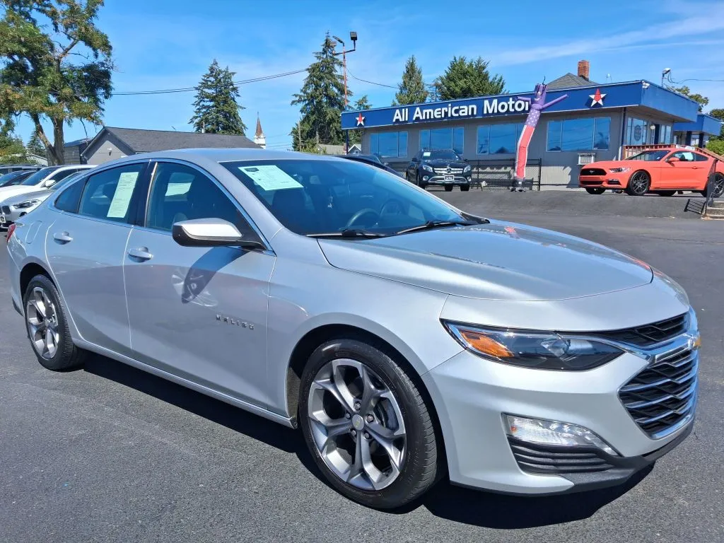 Silver 2020 Chevrolet Malibu LT Sedan 4D for sale in Tacoma, WA
