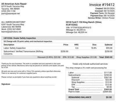 Another view of 2018 Ford F-150 SuperCrew Cab Lariat Pickup 4D 6 1/2 ft for sale in Tacoma, WA at All American Motors