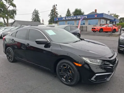 Black 2020 Honda Civic LX Sedan 4D for sale in Tacoma, WA