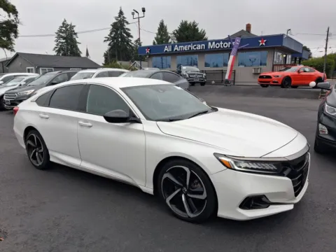 White 2021 Honda Accord Sport Sedan 4D for sale in Tacoma, WA
