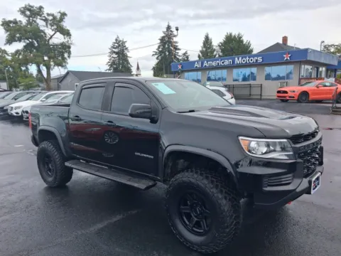 Black 2021 Chevrolet Colorado Crew Cab ZR2 Pickup 4D 5 ft for sale in Tacoma, WA
