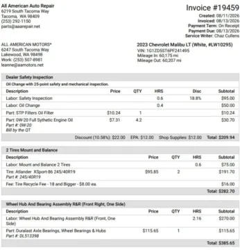 Another view of 2023 Chevrolet Malibu 1LT Sedan 4D for sale in Tacoma, WA at All American Motors