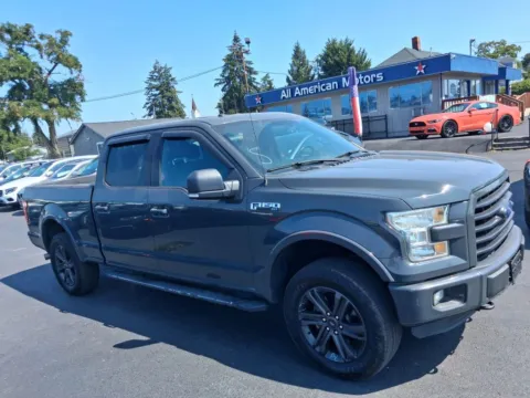 Gray 2016 Ford F-150 SuperCrew Cab XLT Pickup 4D 5 1/2 ft for sale in Tacoma, WA