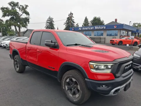 Red 2020 Ram 1500 Quad Cab Rebel Pickup 4D 6 1/3 ft for sale in Tacoma, WA