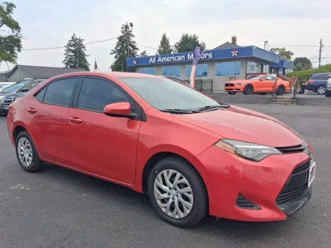 Red 2019 Toyota Corolla LE Sedan 4D for sale in Tacoma, WA