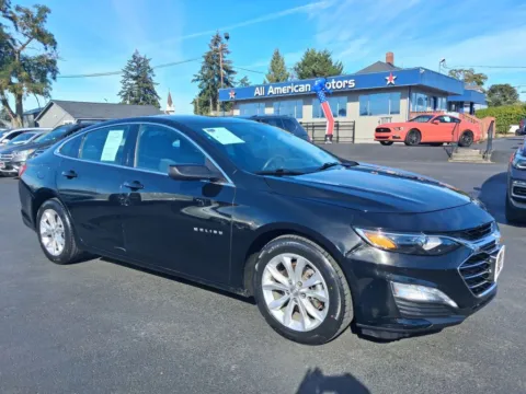Black 2019 Chevrolet Malibu LT Sedan 4D for sale in Tacoma, WA
