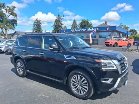 Black 2021 Nissan Armada SL Sport Utility 4D for sale in Tacoma, WA