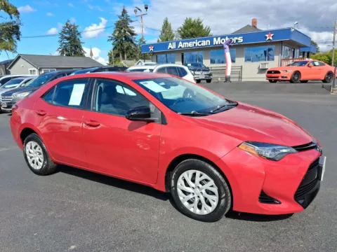 Red 2017 Toyota Corolla LE Sedan 4D for sale in Tacoma, WA
