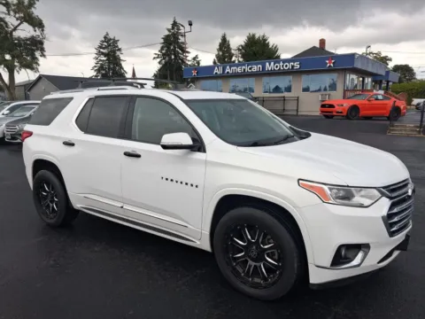White 2018 Chevrolet Traverse High Country Sport Utility 4D for sale in Tacoma, WA