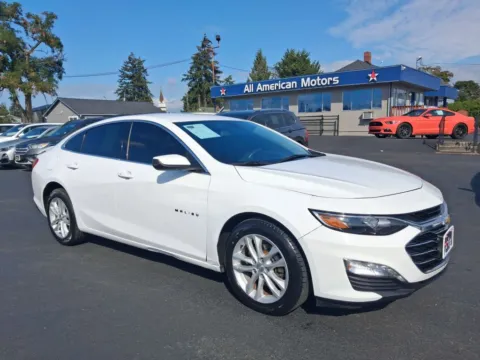 White 2020 Chevrolet Malibu RS Sedan 4D for sale in Tacoma, WA