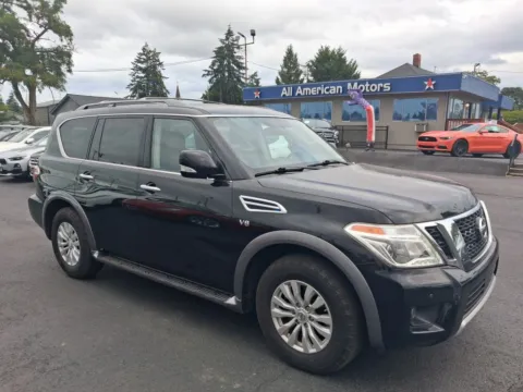 Black 2018 Nissan Armada SV Sport Utility 4D for sale in Tacoma, WA