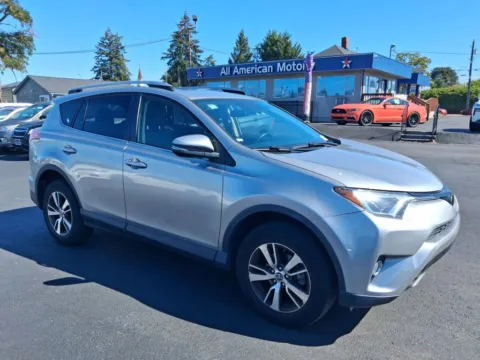 Silver 2018 Toyota RAV4 XLE Sport Utility 4D for sale in Tacoma, WA
