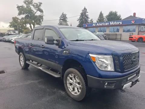 Blue 2019 Nissan TITAN XD Crew Cab SV Pickup 4D 6 1/2 ft for sale in Tacoma, WA