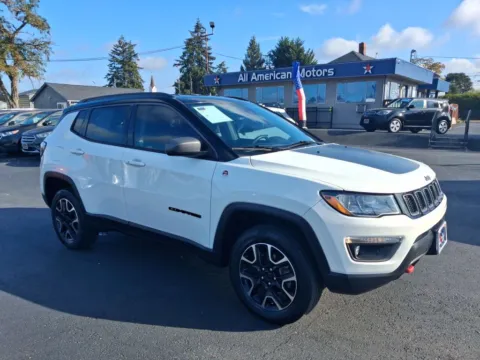 White 2021 Jeep Compass Trailhawk Sport Utility 4D for sale in Tacoma, WA